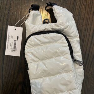 Wanderfull crossbody water bottle bag (white)